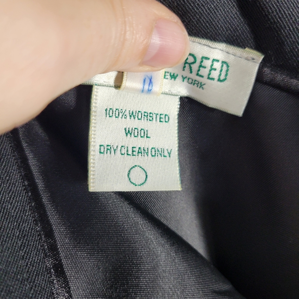 Womans Austin Reed Black 100% Wool Skirt Lined Size 10 - Picture 10 of 11